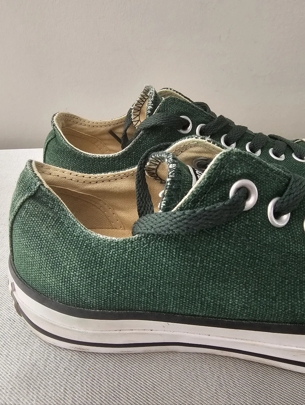 CONVERSE All Stars Youth Emerald Green Low Cut Sneakers, Shoes